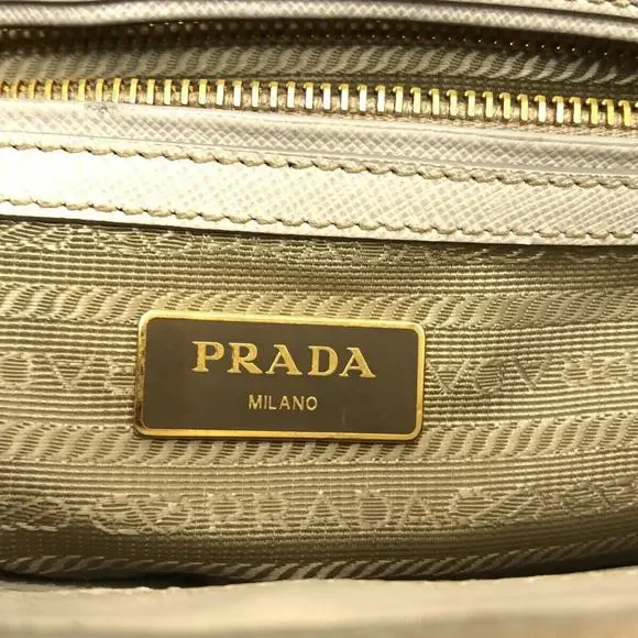 Auth Prada Galleria Small Bag White #83915P54B - Picture 7 of 14